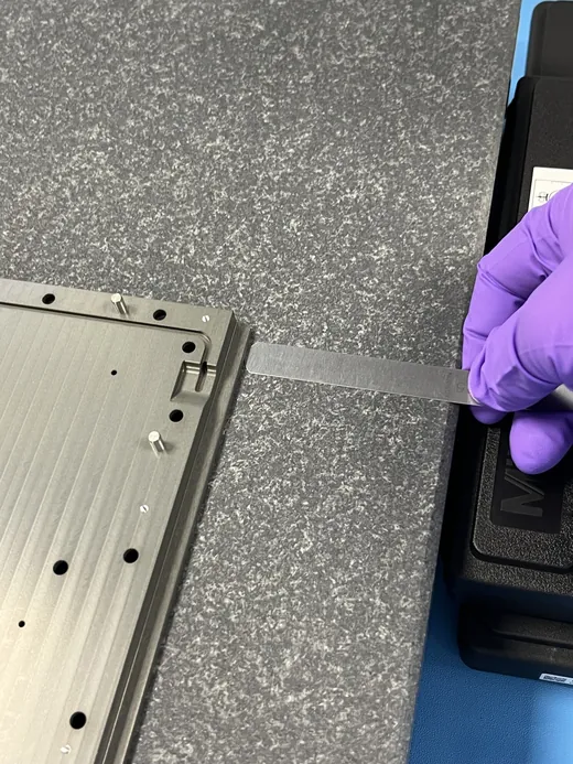 Exobotics dimensional inspection and metrology setup