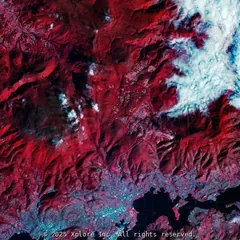 Earth-observation imagery captured by Exobotics missions