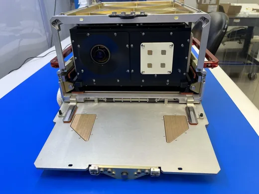Exobotics XO-BUS spacecraft front view