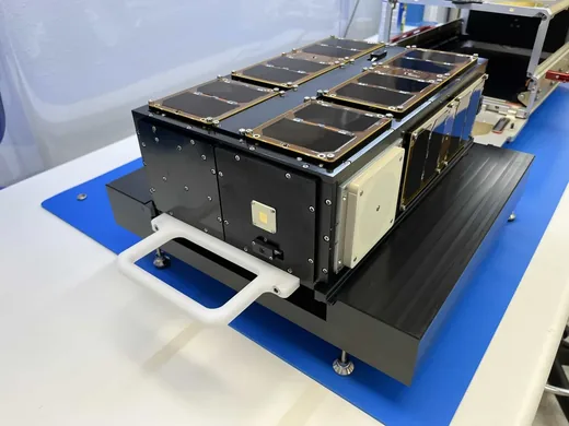 Exobotics XO-BUS spacecraft with integrated solar panels